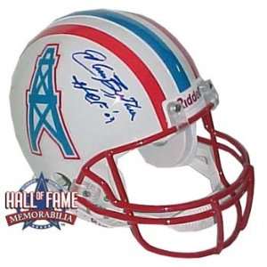 Elvin Bethea Autographed/Hand Signed Full Size Pro Oilers Helmet with 