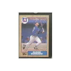  1987 Topps Regular #745 Glenn Hubbard, Atlanta Braves 