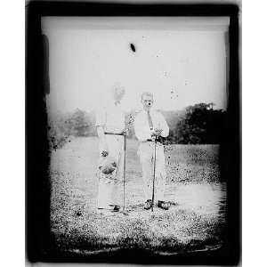  Photo Grantland Rice and Freddie McLeod 1921