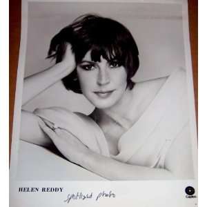  Singer Helen Reddy Vintage Publicity Photograph (Music 