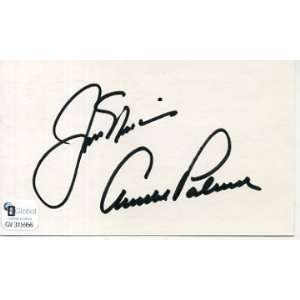  Jack Nicklaus Arnold Palmer Golf Signed Autograph GAI 