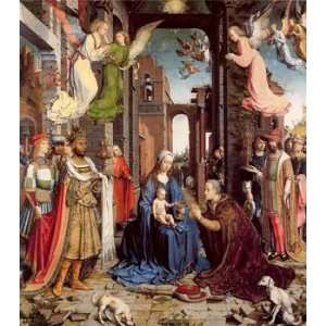  12X16 inch Mabuse Jan Gossaert The Adoration of the Kings 