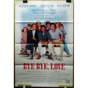  Movie Poster Bye Bye Love Matthew Modine Randy Quaid 87 