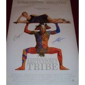 Jenna Elfman and Richard Dreyfuss Krippendorfs Tribe Hand Signed 