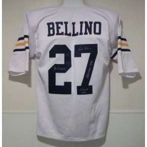  Joe Bellino Autographed/Hand Signed Navy Jersey w/ Heisman 