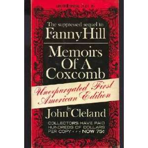  Memoirs Of A Coxcomb John Cleland Books