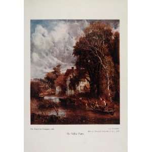  1911 Print Valley Farm John Constable Suffolk Landscape 