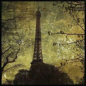  Eiffel Tower   Poster by John Golden (12x12)
