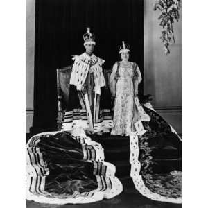  King George VI of England and British Queen Elizabeth in 
