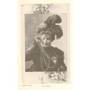  1898 Print Actress Lillian Russell 