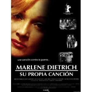 Marlene Dietrich Her Own Song Poster Movie Spanish 27x40