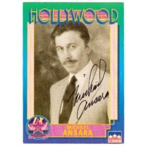 Michael Ansara Autographed/Hand Signed Hollywood Walk of Fame trading 