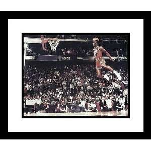 Michael Jordan Framed Photo   Chicago Bulls Air Dunking