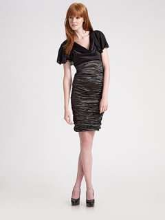 Nicole Miller   Ruched Skirt Dress    