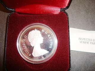 1982 CANADA ONE DOLLAR SILVER COIN REGINA ELIZABETH II  