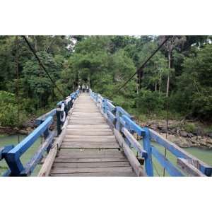   Bridge at Dray Sap Waterfall by Paul Kennedy, 72x48