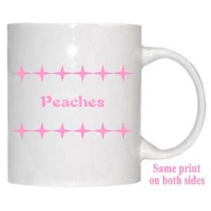  Personalized Name Gift   Peaches Mug 