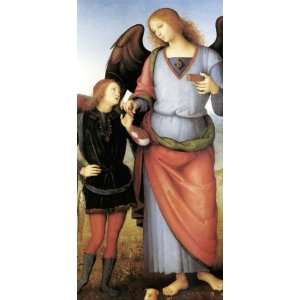  Acrylic Keyring Perugino Archangel Raphael with Tobias 