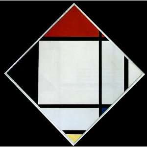  FRAMED oil paintings   Piet Mondrian   24 x 24 inches 