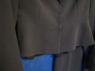 WORTH Pants Suit EXECUTIVE SET Deep Grayish Purple SZ 4  