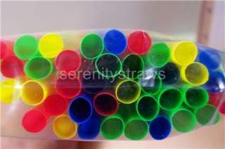 Paks (160 Straws) Extra Long Flexible Bendy Straws 12 1/2 SIX Color 