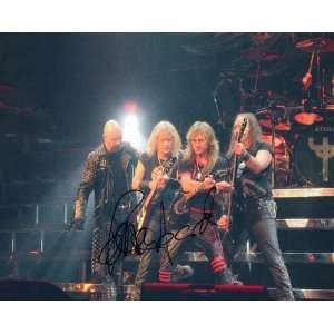 Rob Halford Judas Priest Original Hand Signed Autograph 8 x 10 COA