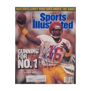  Rodney Peete autographed Sports Illustrated Magazine (USC 