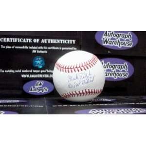   inscribed The Bird ROY 76   Autographed Baseballs