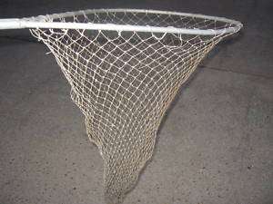 Vintage Used Fishing Aluminum Long Handle Net  