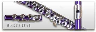   open hole flute is one of a kind featuring a stand out royal purple