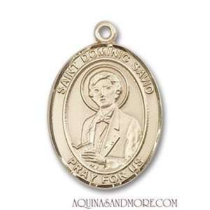 St. Dominic Savio Medium 14kt Gold Medal