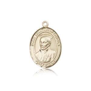 14kt Gold St. Saint Ignatius of Loyola Medal 1 x 3/4 Inches 7217KT No 