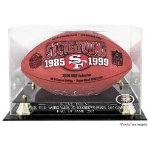   Memories San Francisco 49ers Steve Young Hall of Fame Football Case