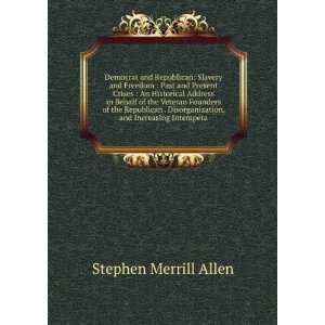   , and Increasing Intempera Stephen Merrill Allen Books