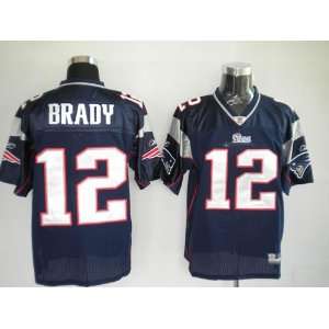 Tom Brady #12 New England Patriots Blue NFL Jersey Sz52/xl