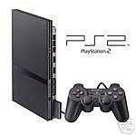 SONY Slimline PS2 Console Black PAL  PLAYS PAL PS2 GAME  