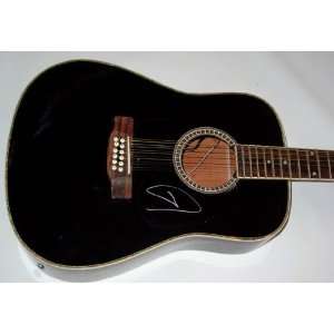 Tom DeLonge Autographed Signed 12 string Guitar Blink 182