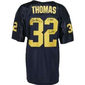  Anthony Thomas Autographed Jersey  Details Michigan 