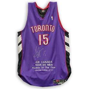 Vince Carter Signed Auth. Air Canada Jersey