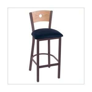  Pewter Holland Bar Stool Co. Voltaire 30 High Upholstered 