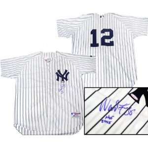 Wade Boggs New York Yankees Autographed Pinstripe Jersey with HOF 05 