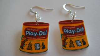 Play doh Earrings fun teacher mom daycare jewelry gift  