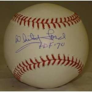 Whitey Ford Signed Baseball   HOF 74 JSA W150934   Autographed 