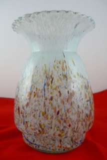 Art Deco Glass vase from Czechoslovaki (S1316)  