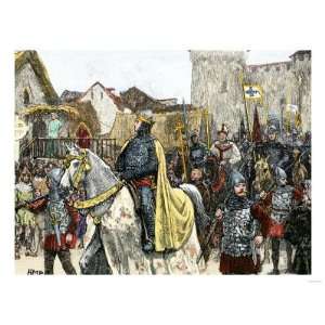  William the Conqueror and His Army Entering London in 