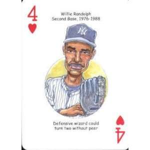 Willie Randolph   Oddball NEW York Yankees Playing Card