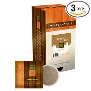 Wolfgang Puck Coffee Caramel Cream Pods, 18 Count Pods (Pack of 3)