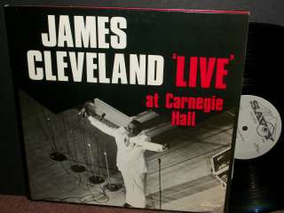 JAMES CLEVELAND   Live at Carnegie Hall 2 LP 77 Savoy gatefold gospel
