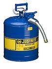 Justrite Safety Cans, Valves items in ABTEC bags and shipping supplies 