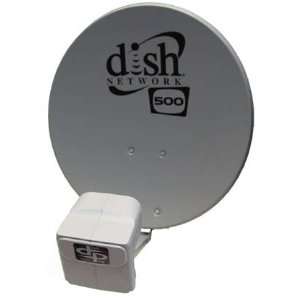  Dish Network 500 Satellite Dish with Quad LNB Electronics